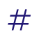 Number Sign Icon